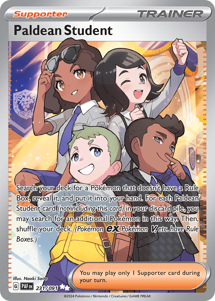 Paldean Student 2025 Pokemon
