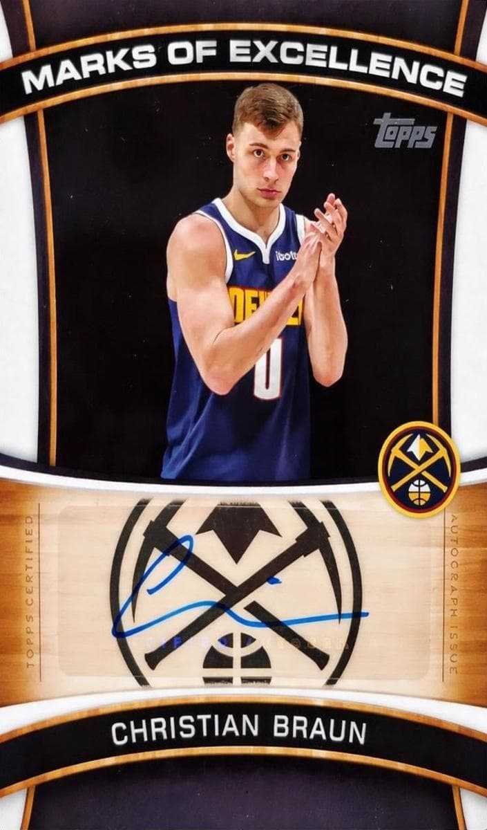 Christian Braun 2025 topps Topps