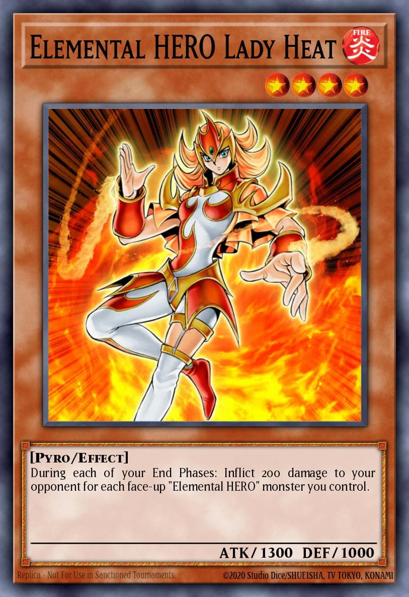 Elemental HERO Lady Heat #PP02-EN008