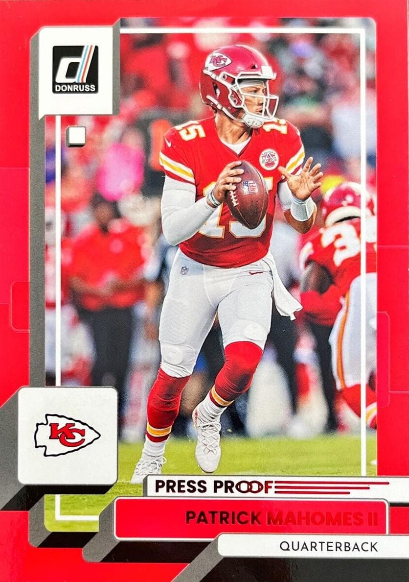 Patrick Mahomes II 2022 panini