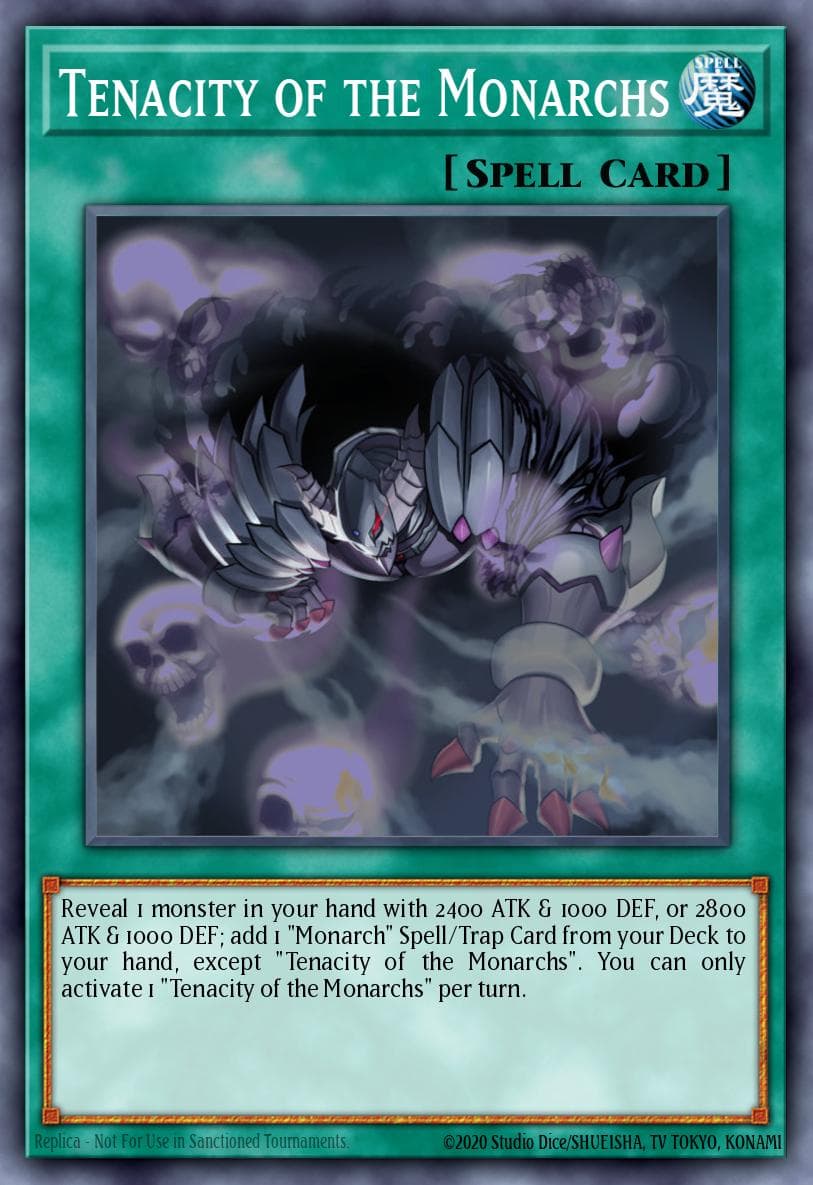 Tenacity of the Monarchs 2016 Yu-Gi-Oh!