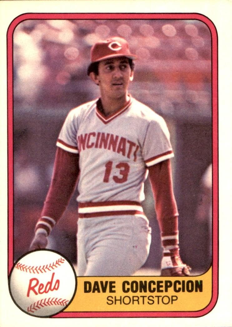 Dave Concepcion 1981 fleer