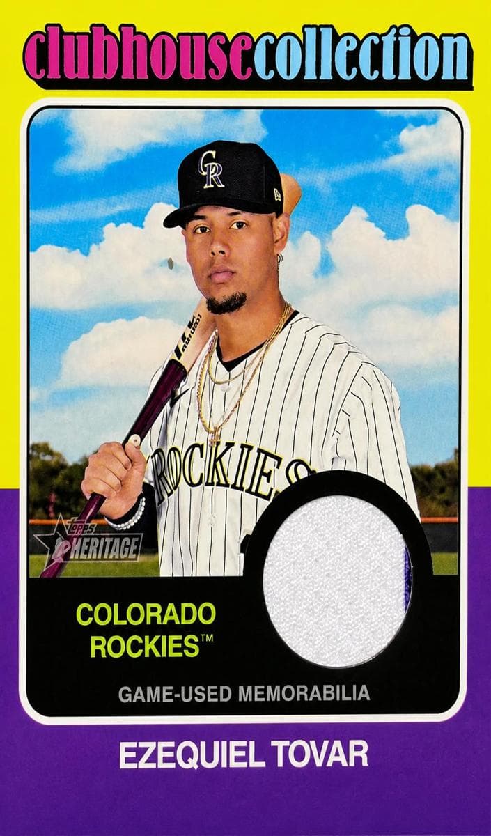 Ezequiel Tovar 2024 topps Topps Heritage