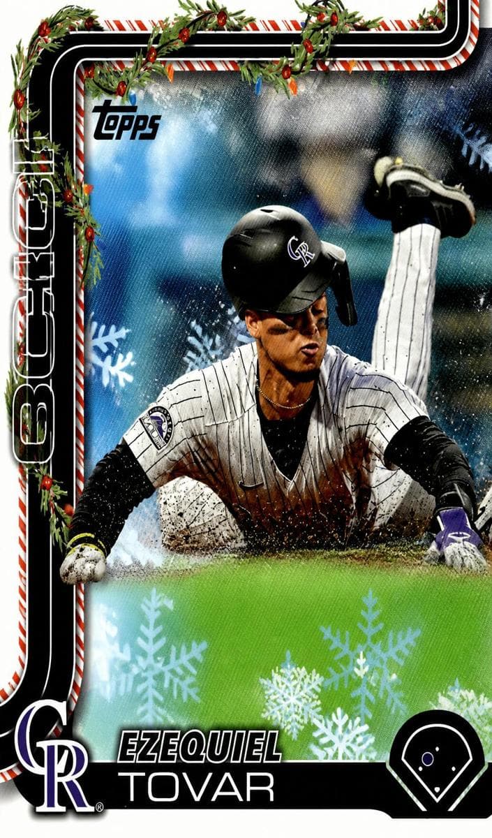 Ezequiel Tovar 2025 topps Topps Holiday