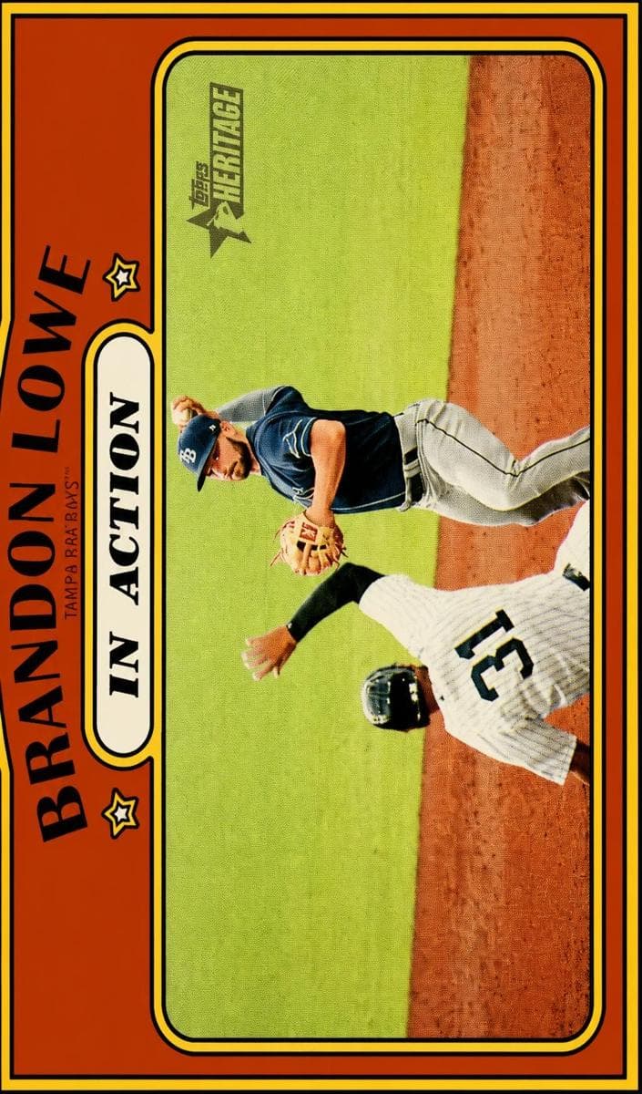 Brandon Lowe 2021 topps Topps Heritage