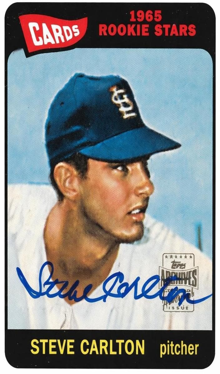 Steve Carlton 2001 topps
