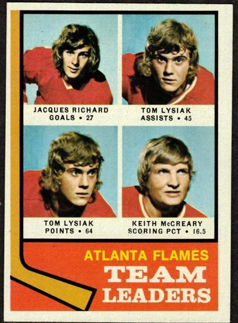 Atlanta Flames Team Leaders (Jacques Richard / Tom Lysiak / Keith McCreary) #14
