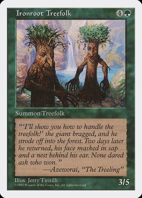 Ironroot Treefolk 2022 Magic: The Gathering