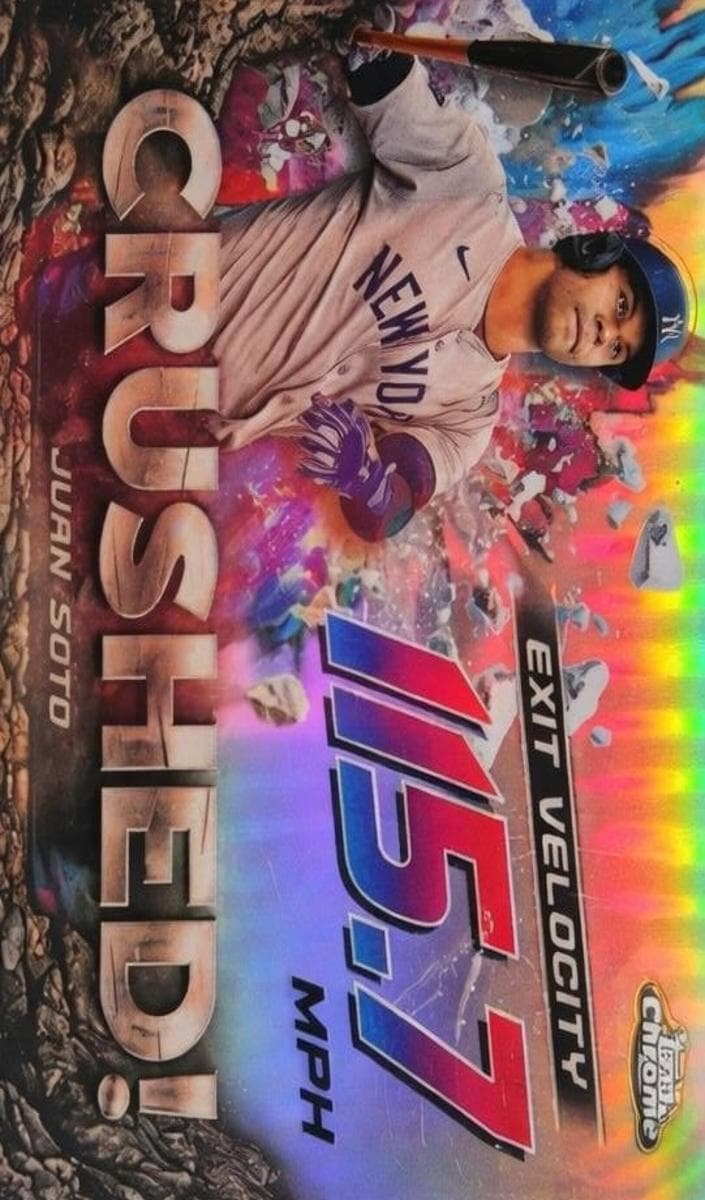 Juan Soto 2024 topps Topps Chrome Update