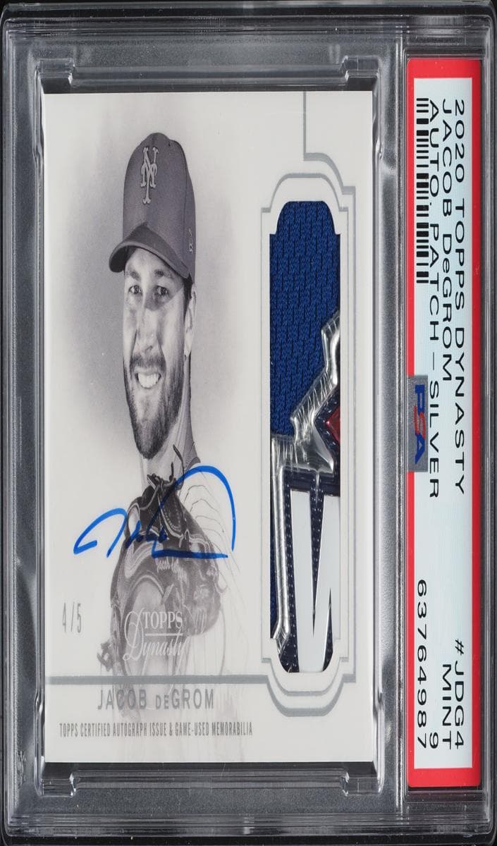 Jacob deGrom 2020 topps Topps Dynasty