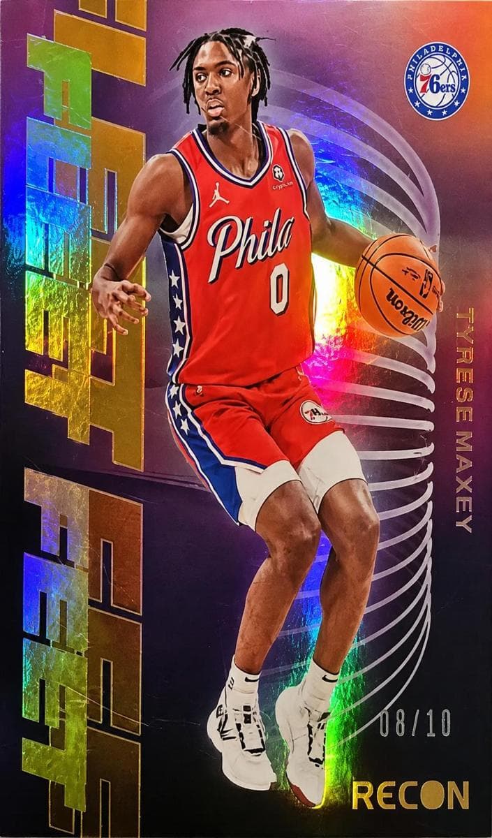 Tyrese Maxey 2023 panini Panini Recon