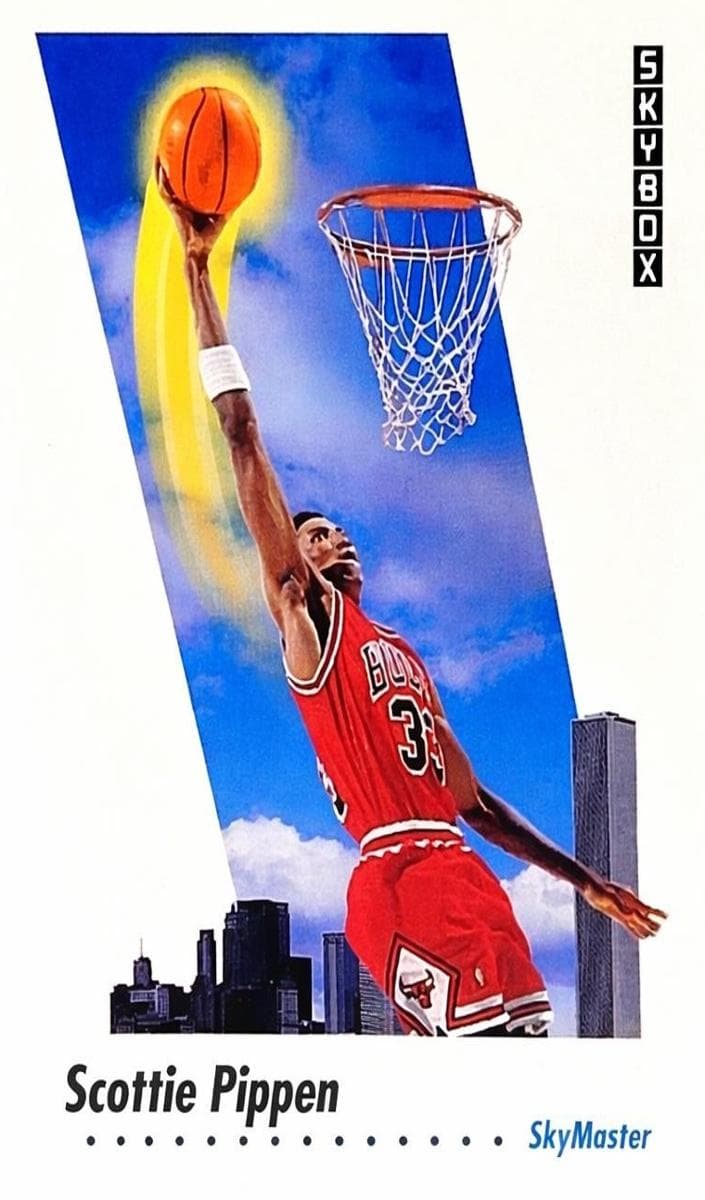 Scottie Pippen 1991 fleer SkyBox