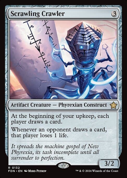 Scrawling Crawler 2024 Magic: The Gathering Foundations Art Series