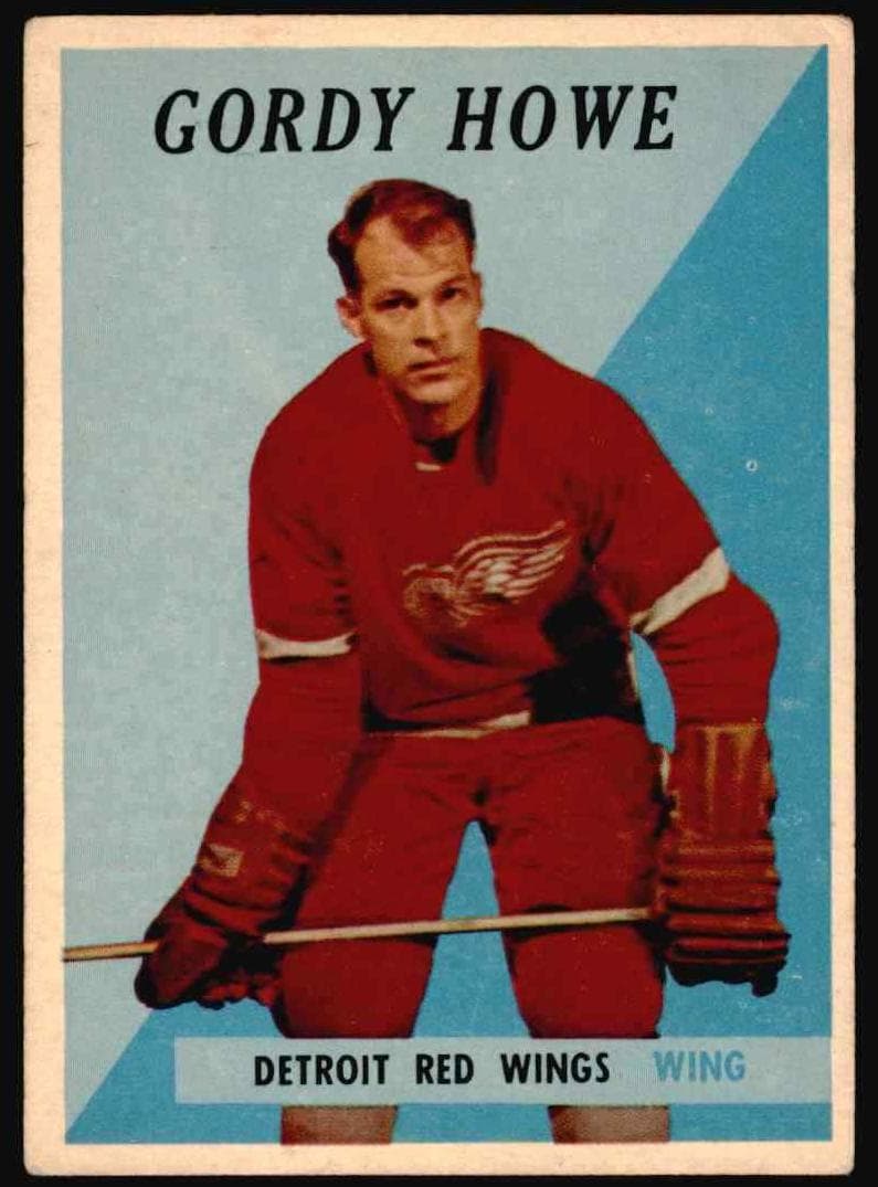 Gordie Howe 1958 topps Topps