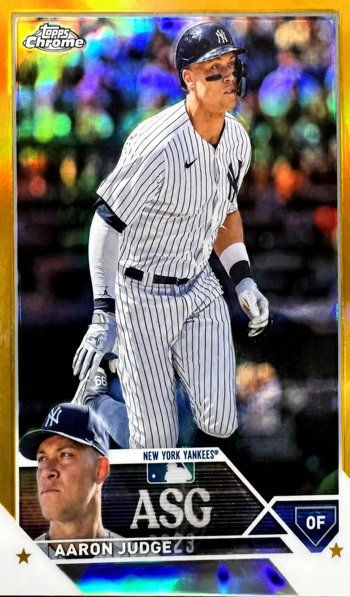 Aaron Judge 2023 topps Topps Chrome Update