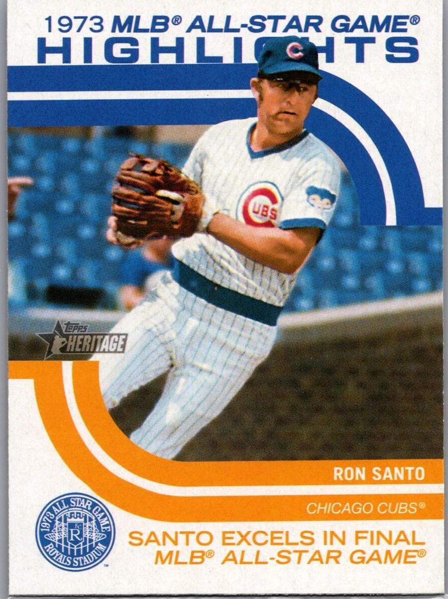 Ron Santo 2022 topps Topps Heritage