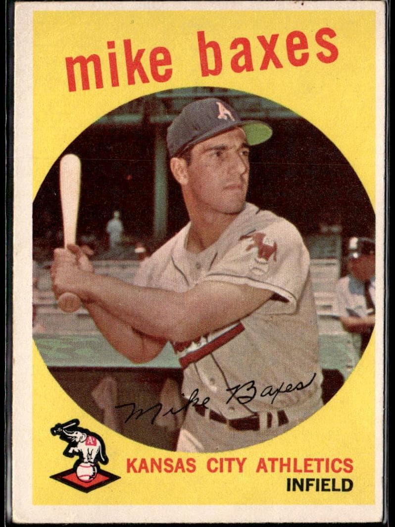 Mike Baxes 1959 topps Topps