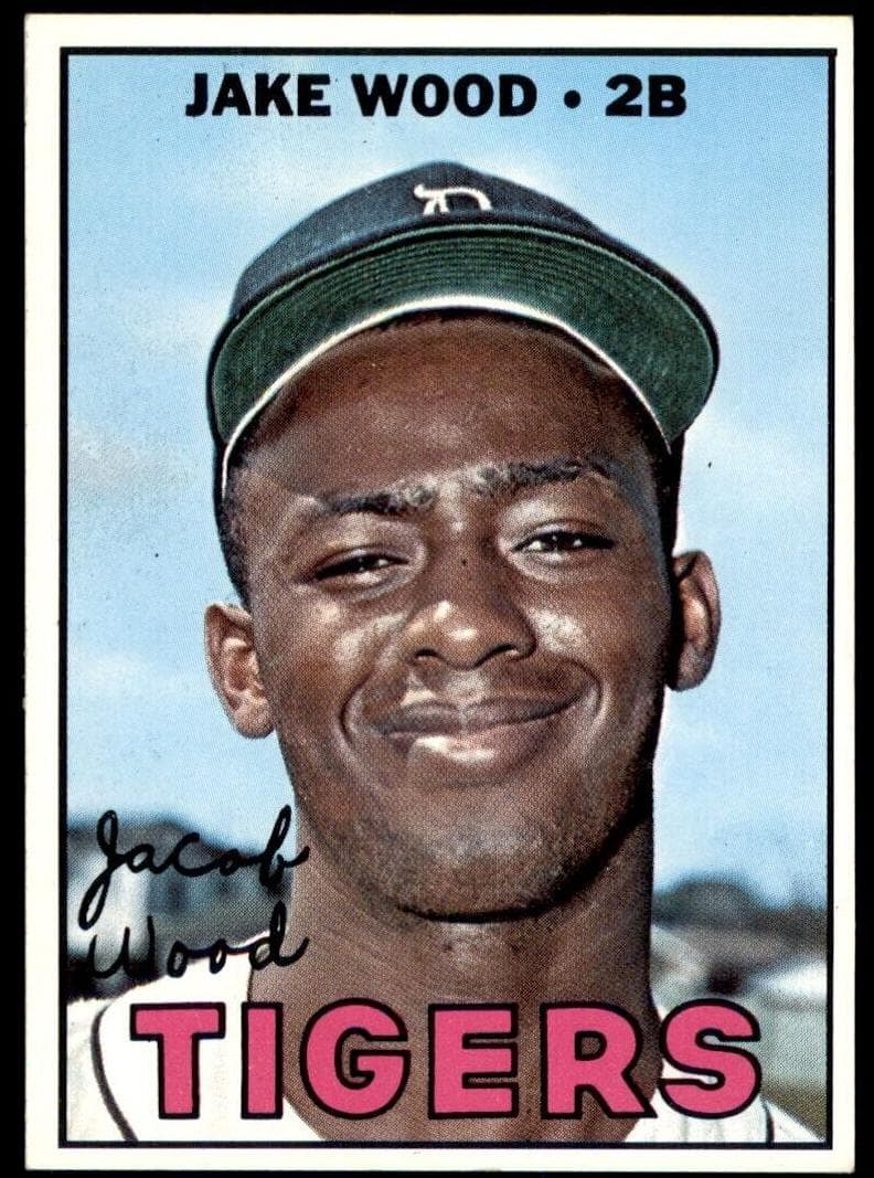 Jake Wood 1967 topps Topps