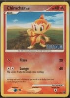 Chimchar trading card