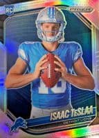 Isaac TeSlaa 2025 panini Prizm Rookie Variation - Silver
