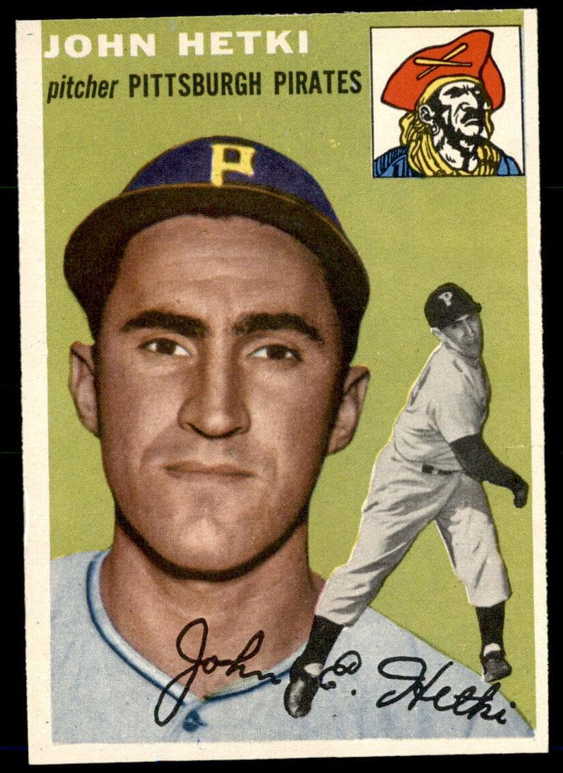John Hetki 1954 topps Topps