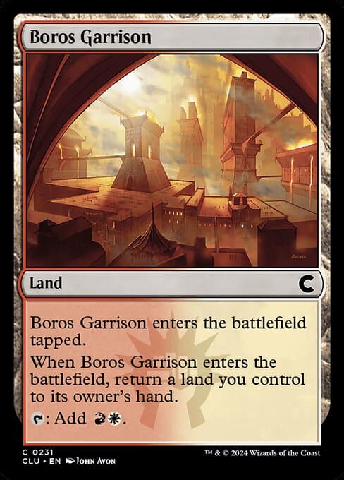 Boros Garrison 2019 Magic: The Gathering Commander 2019