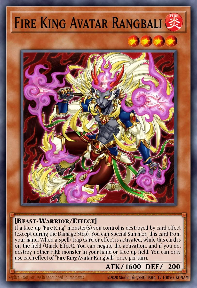 Fire King Avatar Rangbali #SR14-EN003