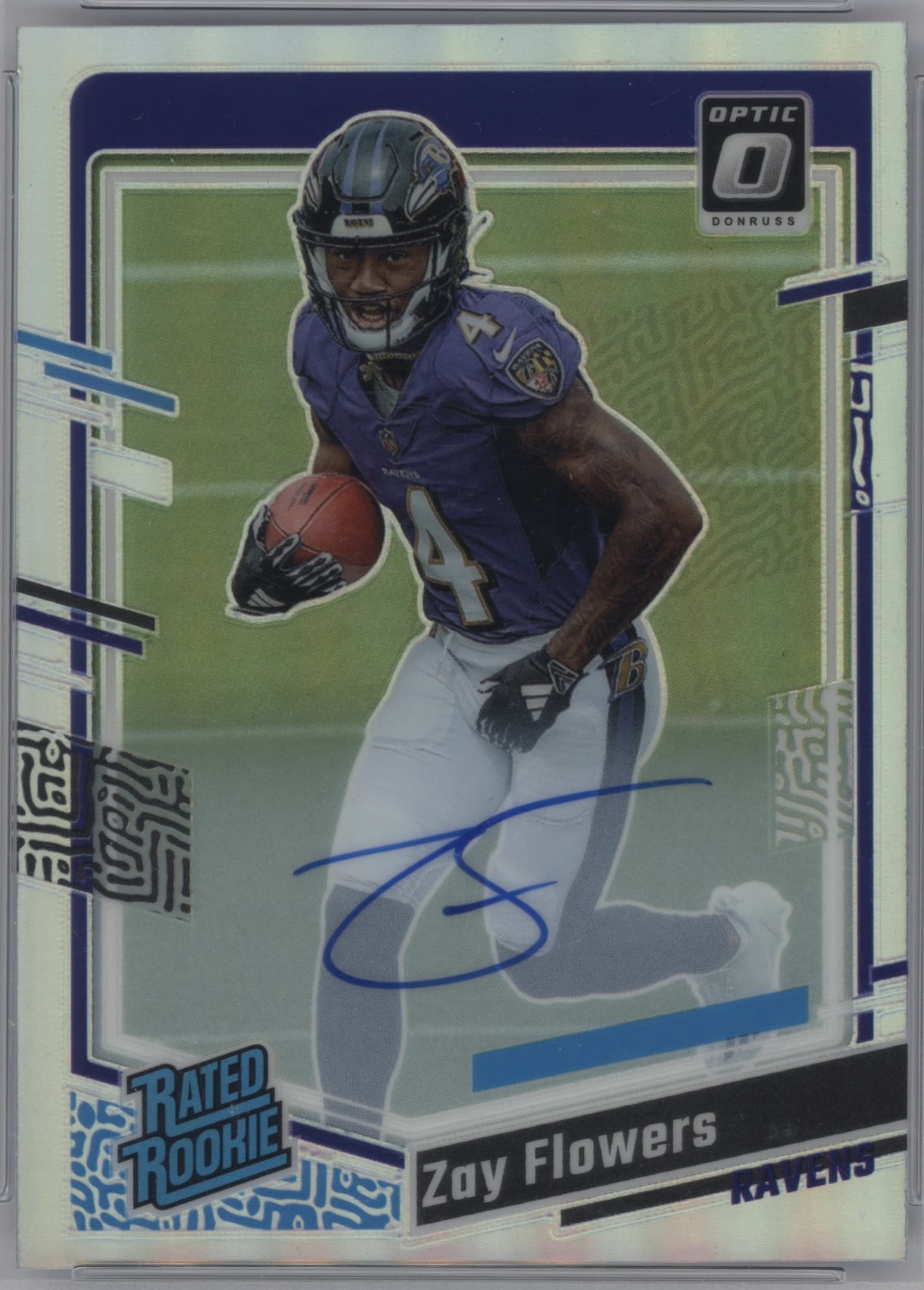 Zay Flowers 2023 panini Panini Donruss Optic