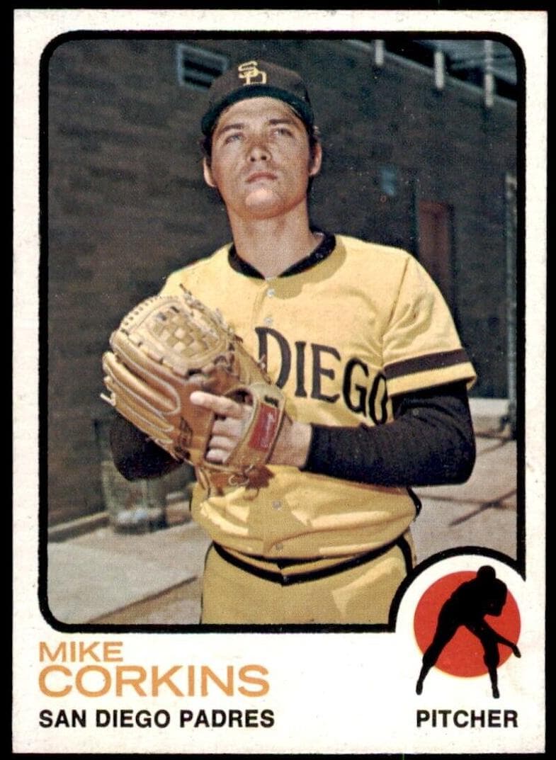 Mike Corkins 1973 topps Topps