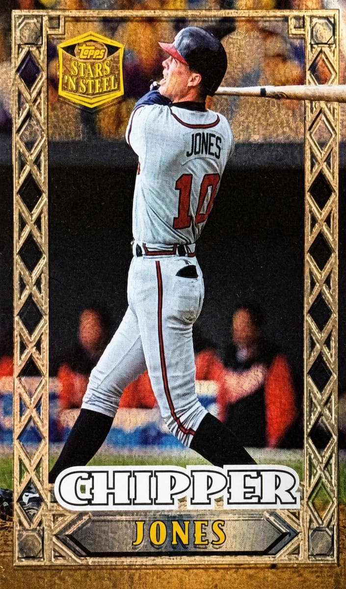 Chipper Jones 1999 topps Topps Stars 'N Steel