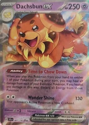 Dachsbun ex trading card
