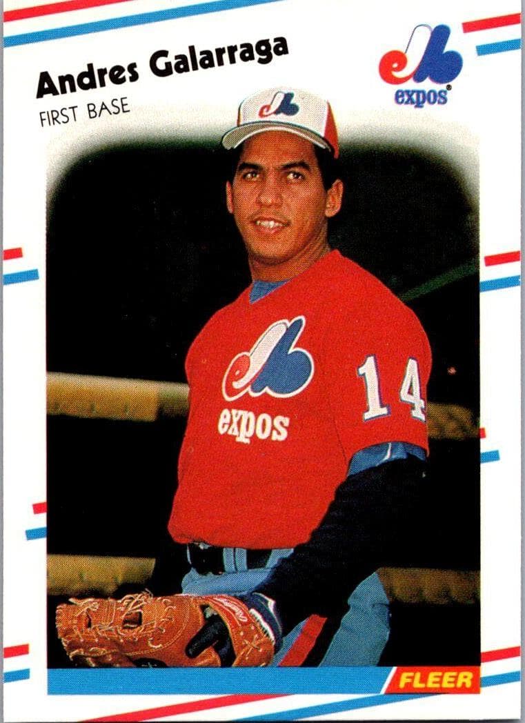 Andres Galarraga 1988 fleer