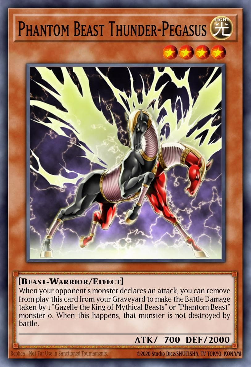 Phantom Beast Thunder-Pegasus #GLD2-EN013