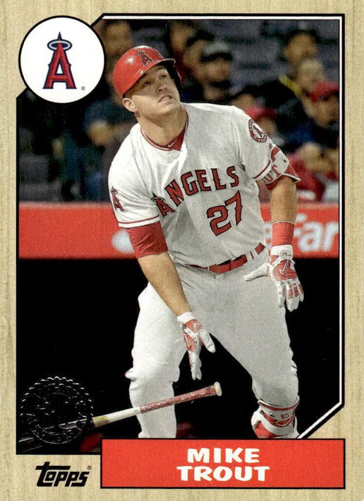 Mike Trout 2017 topps Topps Update
