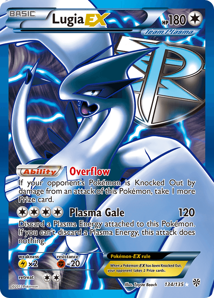 Lugia EX 2013 Pokemon
