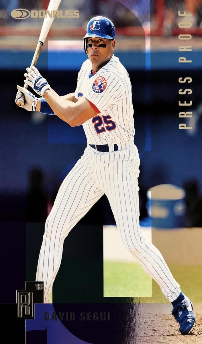 David Segui 1997 panini Donruss