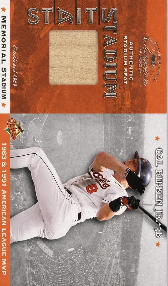 Cal Ripken Jr. 2001 panini Donruss Classics