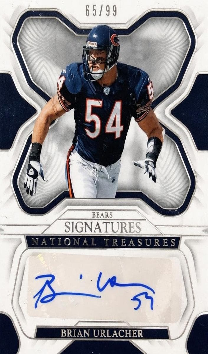 Brian Urlacher 2022 panini Panini National Treasures