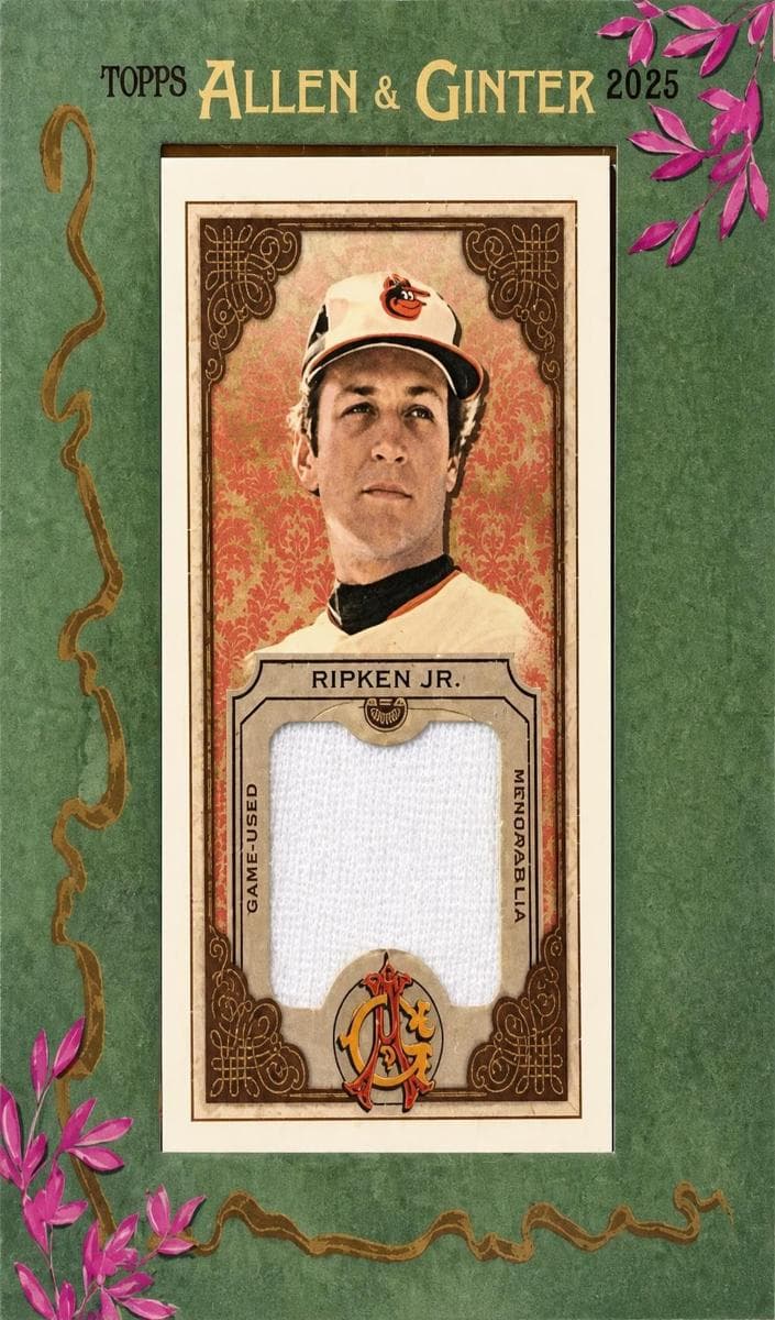 Cal Ripken Jr. 2025 topps Allen & Ginter