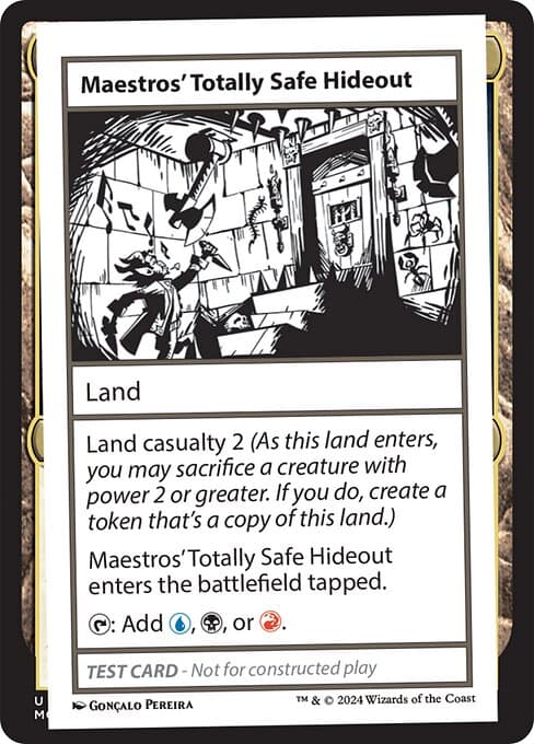 Maestros' Totally Safe Hideout 2024 Magic: The Gathering Mystery Booster 2