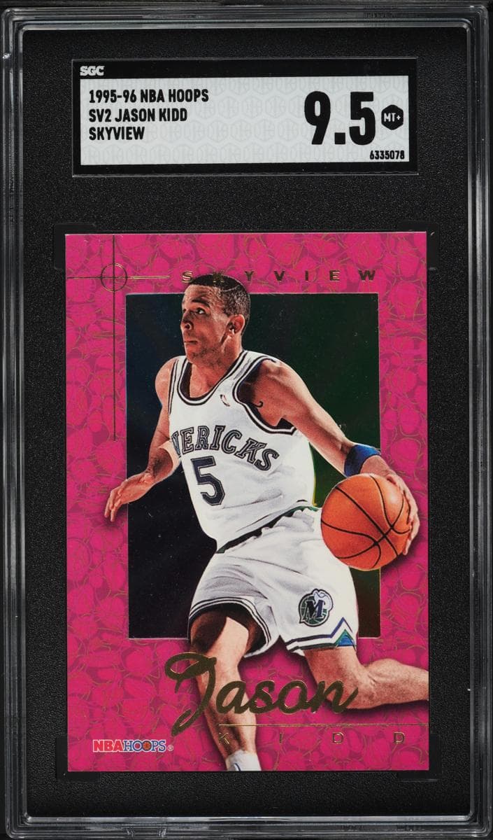 Jason Kidd 1995 panini Hoops