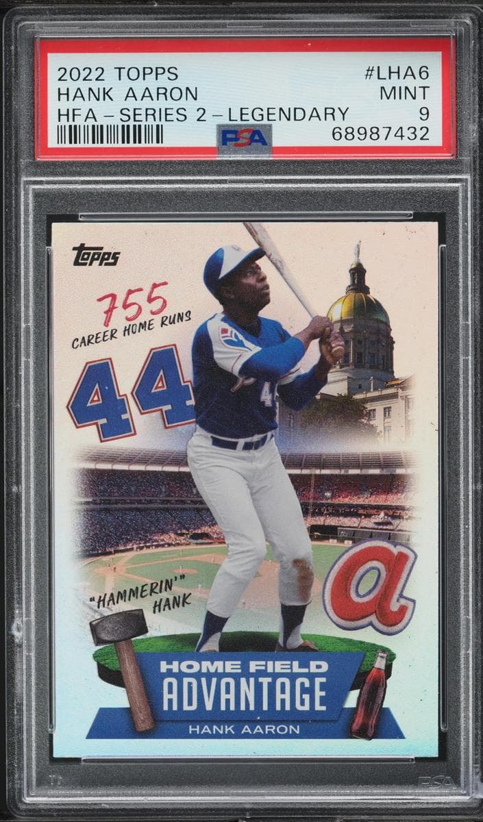 Hank Aaron 2022 topps Topps
