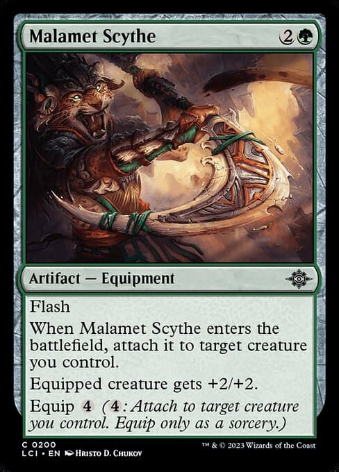 Malamet Scythe 2023 Magic: The Gathering Lost Caverns of Ixalan