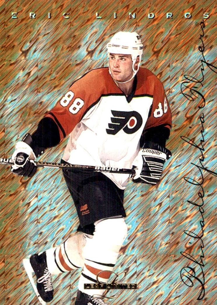 Eric Lindros 1995 leaf Leaf Limited