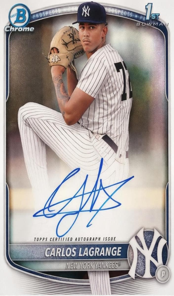 Carlos Lagrange trading card