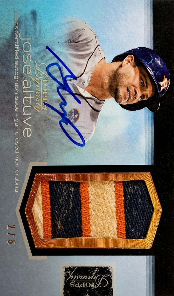 Jose Altuve 2018 topps Topps Dynasty
