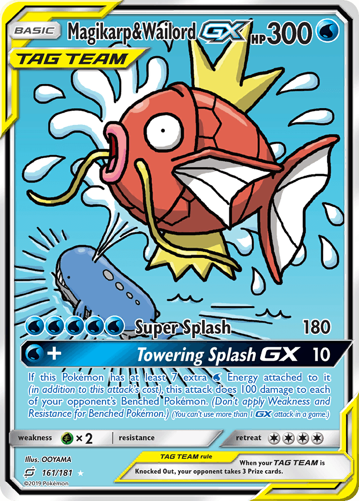 Magikarp & Wailord GX 2019 Pokemon Team Up