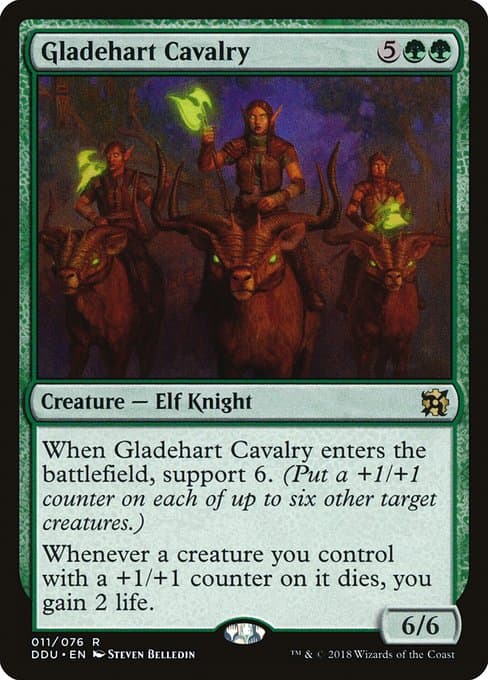 Gladehart Cavalry 2018 Magic: The Gathering Duel Deck: Elves vs. Inventors