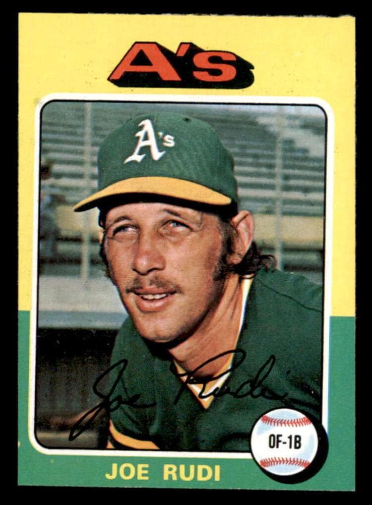 Joe Rudi 1975 topps Topps Mini