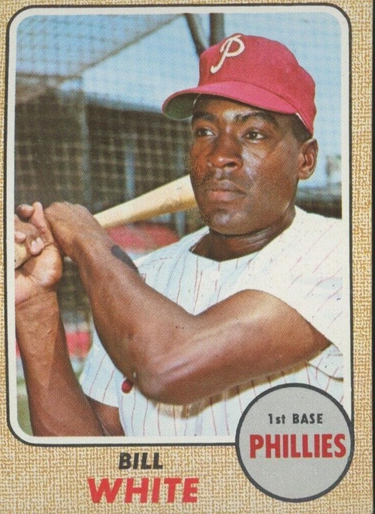Bill White 1968 topps Topps